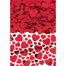 Confetti Corazones Rojos C/2.5 Oz