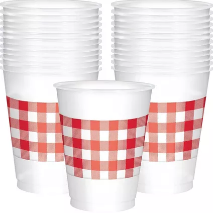 Vasos Plastico Picnic C/25