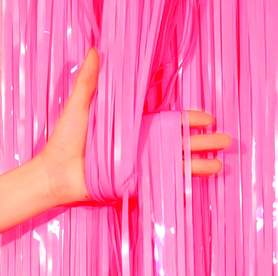 Cortina Neon Rosa C/1