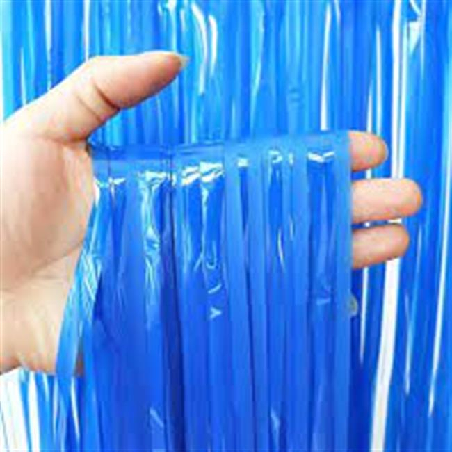 Cortina Neon Azul Rey C/1