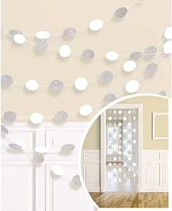 Guirnaldas De Lunares Blanco C/6