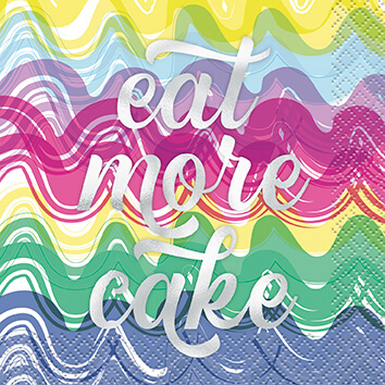 Servilleta CH Silver & Bright Eat Cake C/16