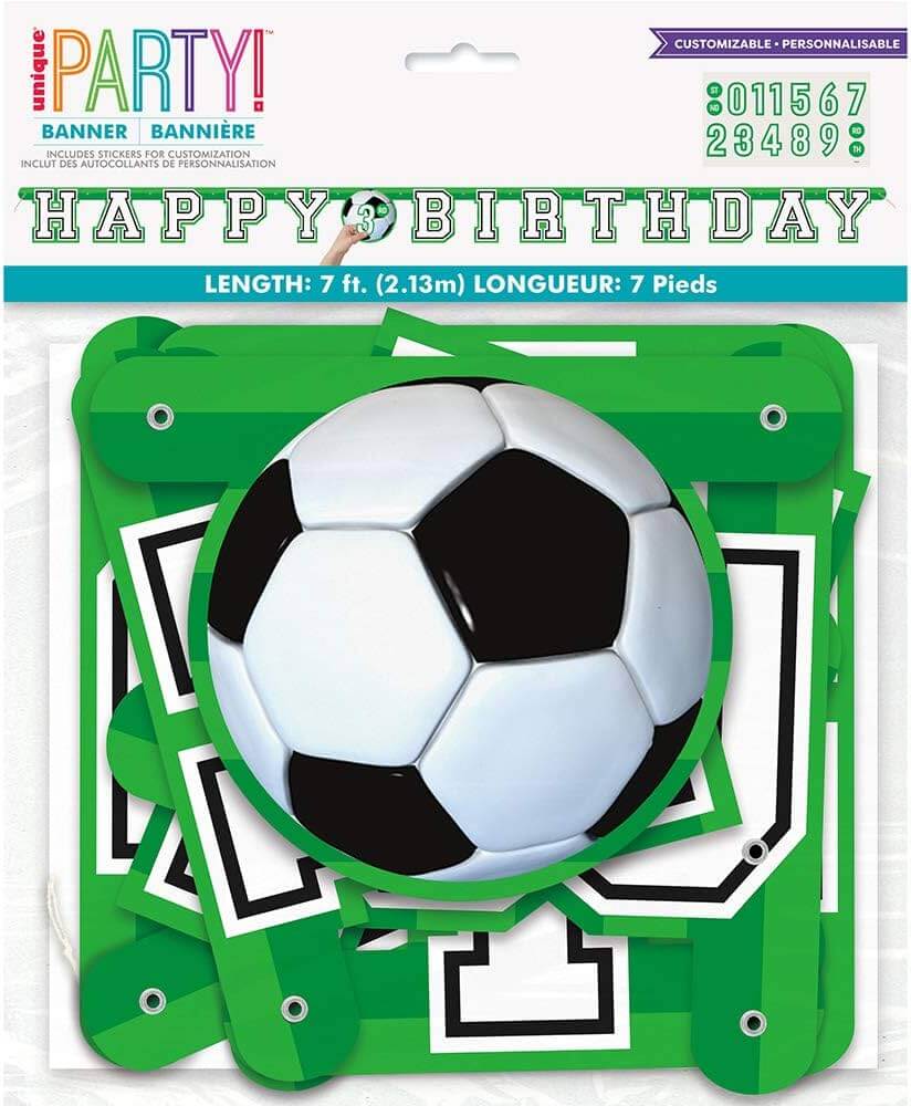 Banderin Soccer Happy Birthday C/1