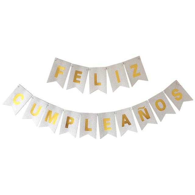 Banderin Brillo Plata  C/1