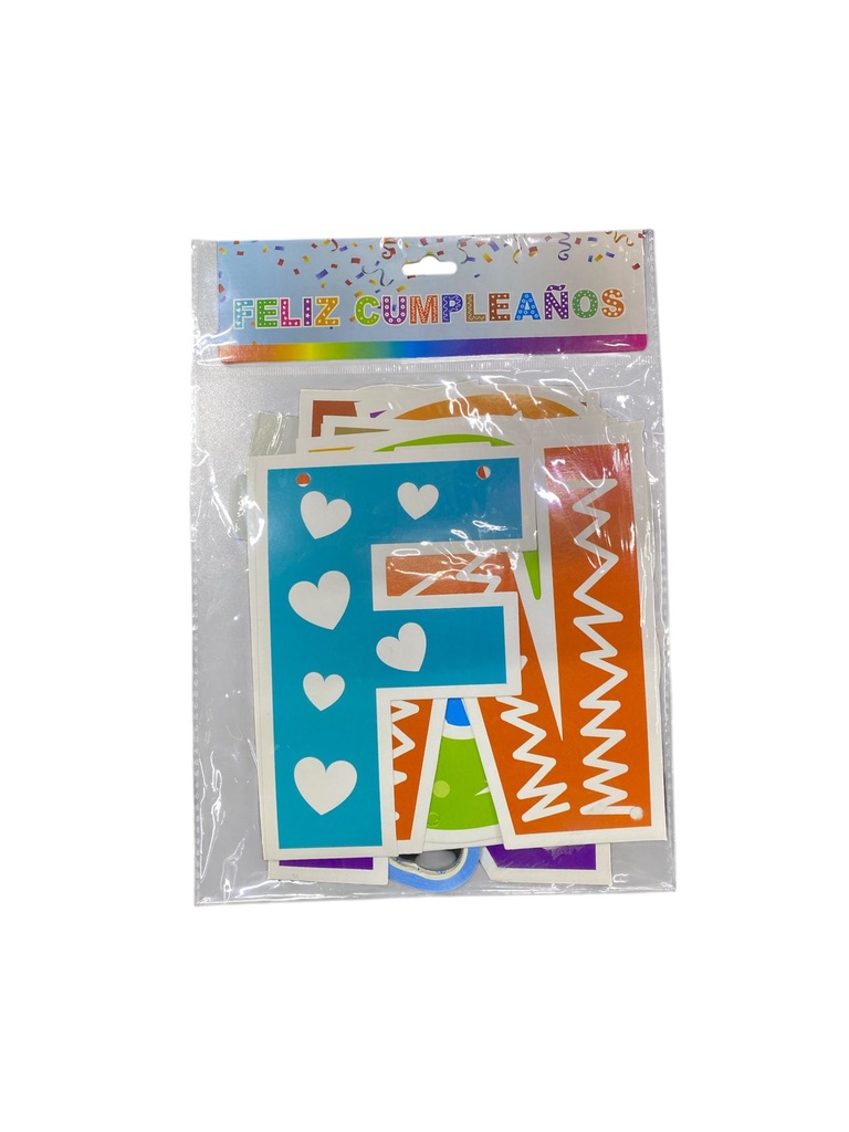 Banderin Feliz Cumpleaños C/1