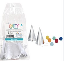 Party Hats Happy Birthday Dots C/6