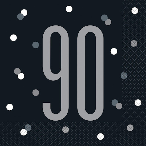 Servilleta G 90 Black & Grey C/16