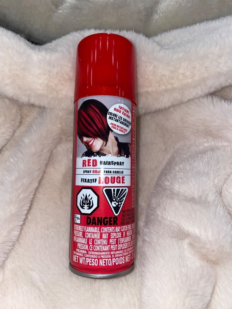 Spray Para Cabello Rojo C/1