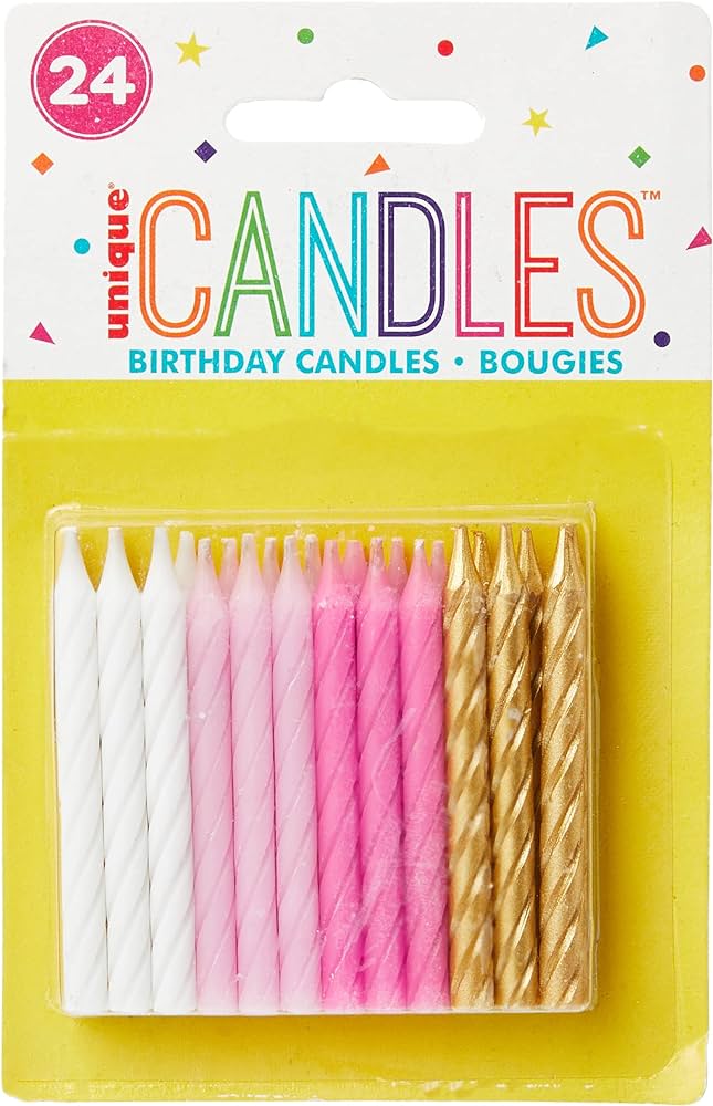 Velas Pink / White / Silver C/24