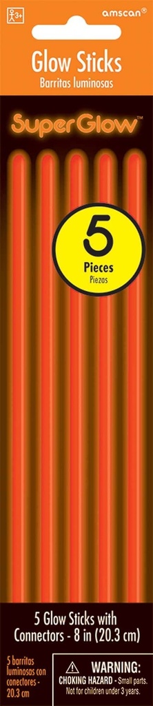 Barra Neon Naranja C/5