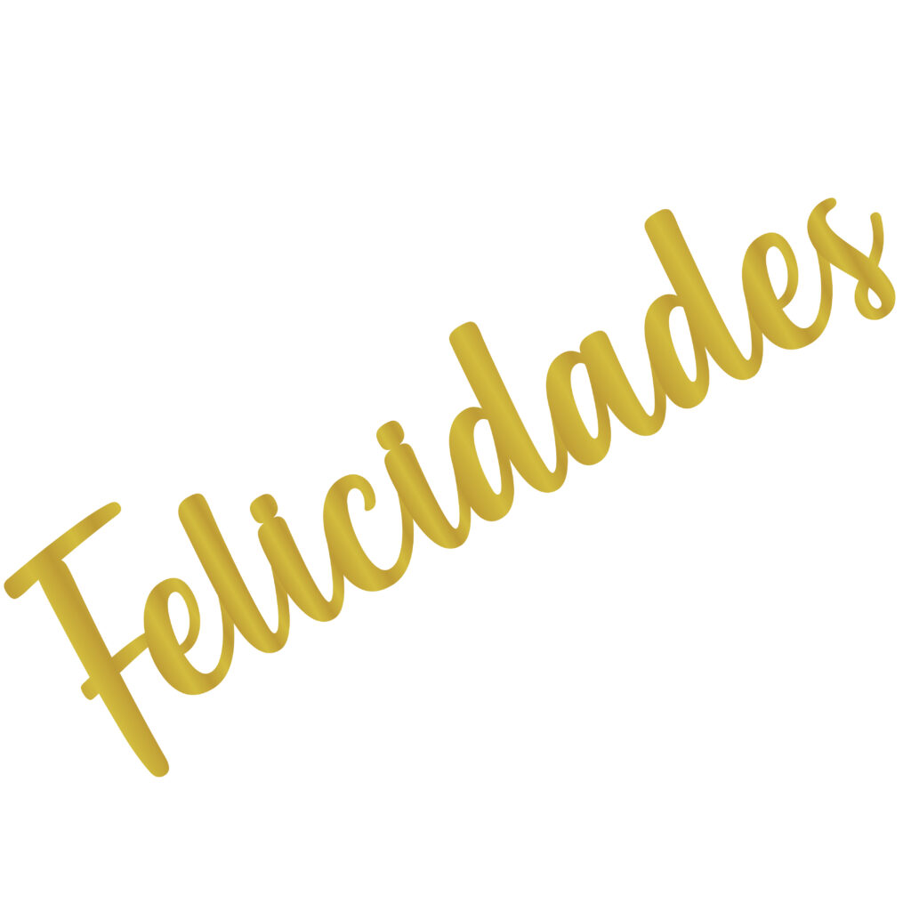 Banner ¡Felicidades! Oro C/1