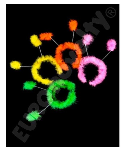 Diadema Peluche Colores C/1