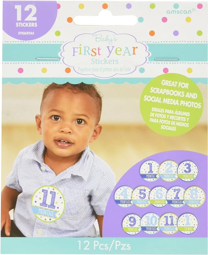 Pegotines Para El Primer Año Del Bebe C/12