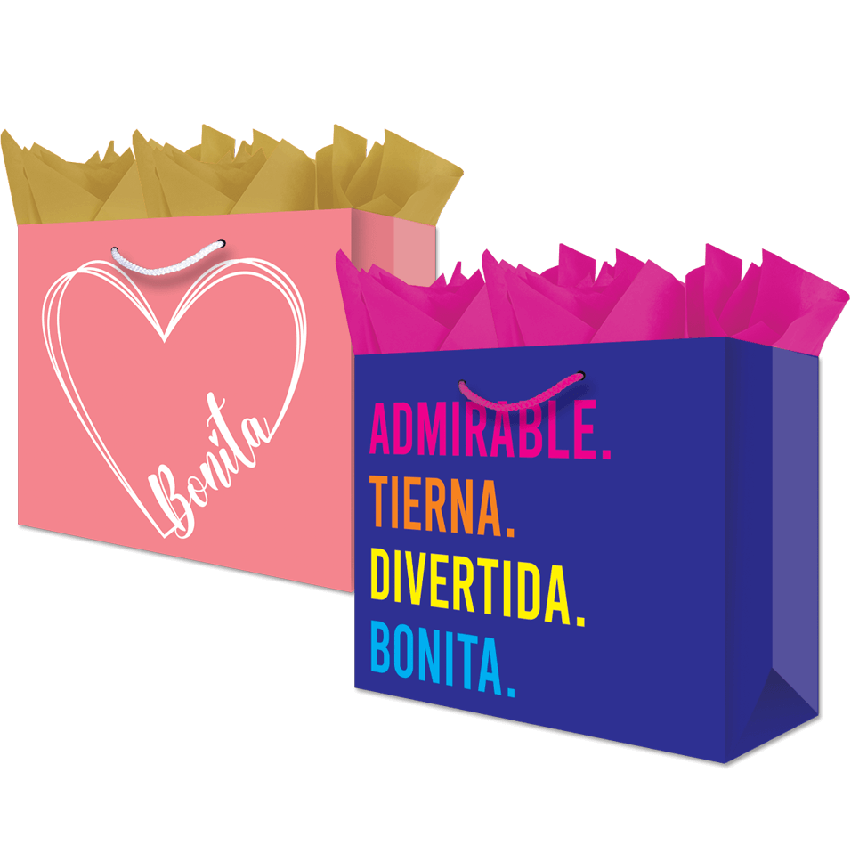 Bolsa Boutique Frases Mujer C/1