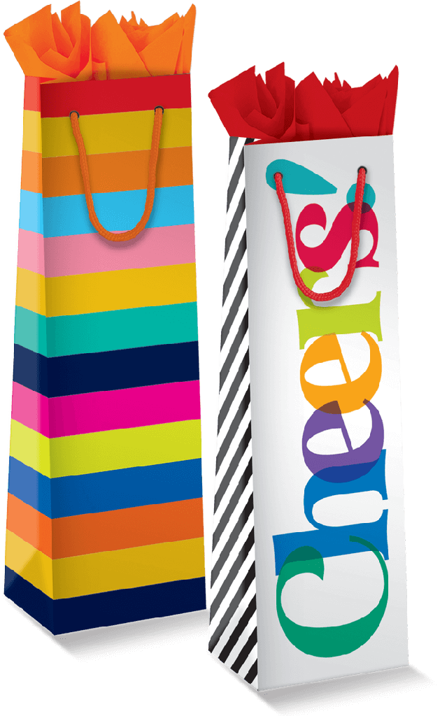 Bolsa Botella Lineas y Colores C/1