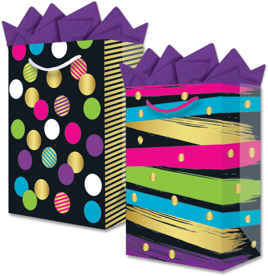 Bolsa Mediana Patrones Con Foil C/1