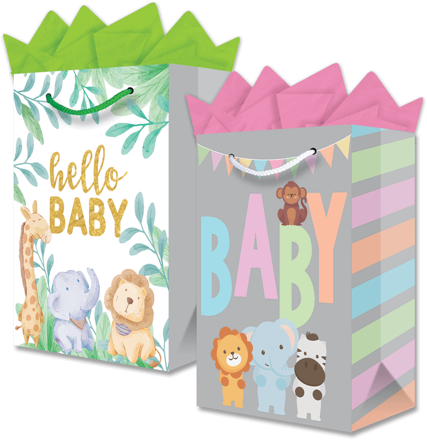 Bolsa Jumbo Hello Baby Animales C/1