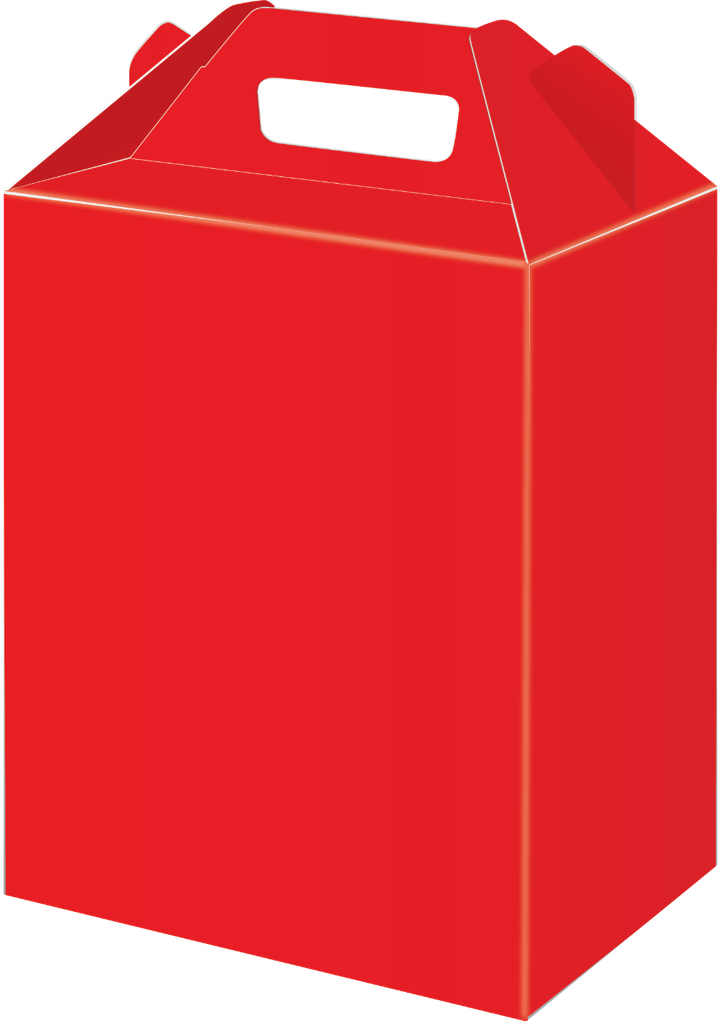 Caja Para Dulces Chica Roja C/6