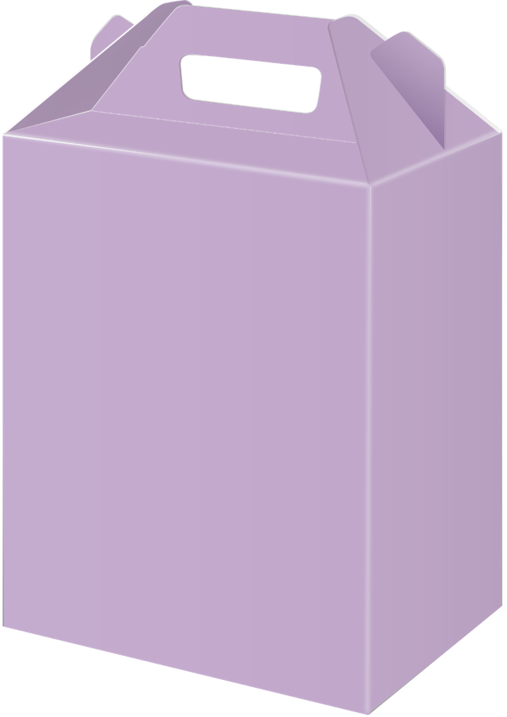 Caja Para Dulces Chica Lavanda C/6