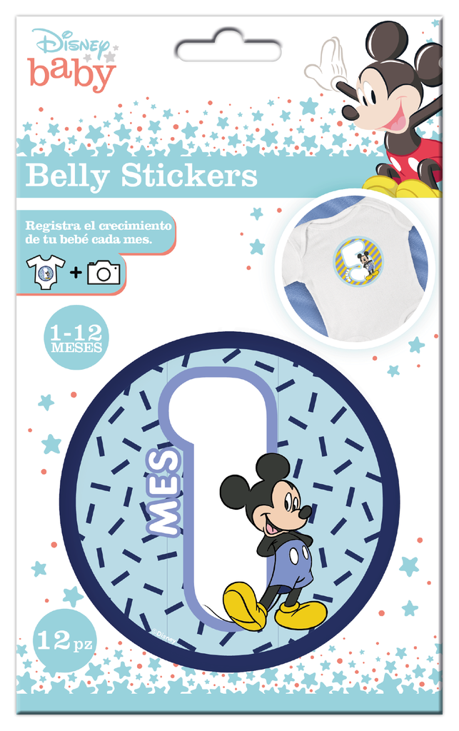 Belly Stickers Mickey Mouse Baby C/12