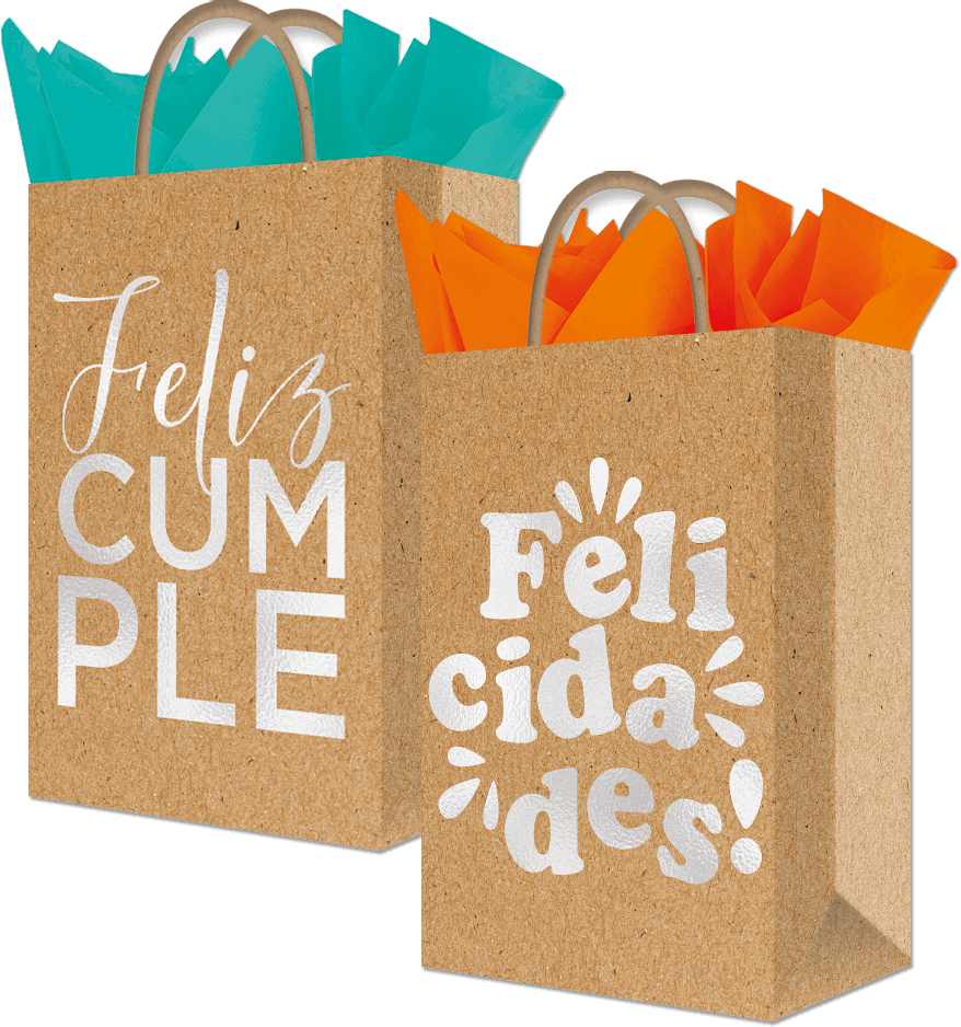 Bolsa Grande Foil Feliz Cumple C/1