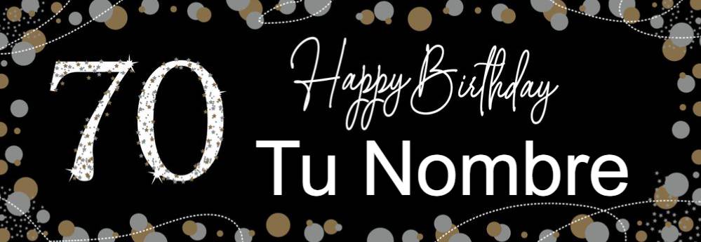 Banner HBD 70 Personalizable