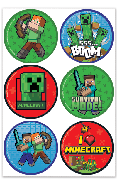 Distintivo Minecraft C/24