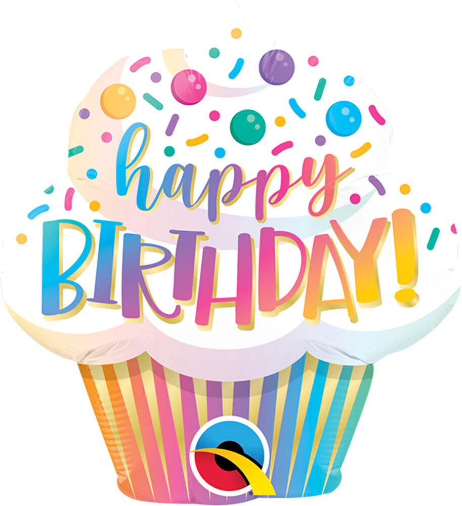 Globo 9" Happy B-day Cake C/1