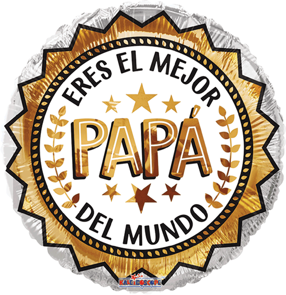 Globo 36" Eres El Mejor Papa Del Mundo C/1