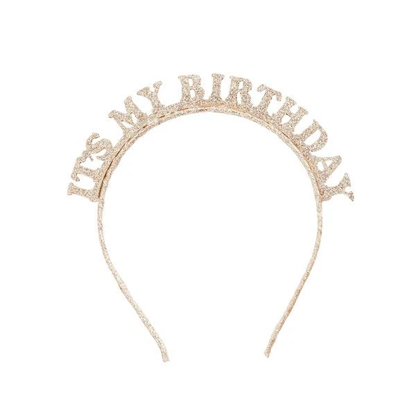 Headband It's My Birthday Gold C/1