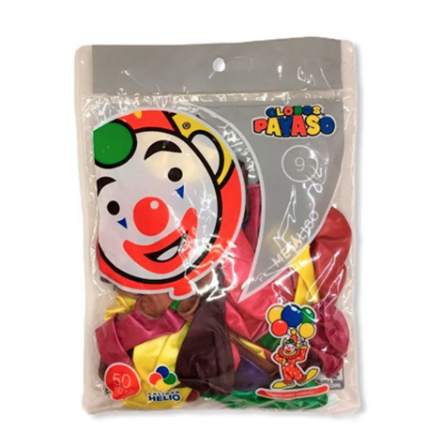 Bolsa De Globos 9" Surtido Metalico C/50