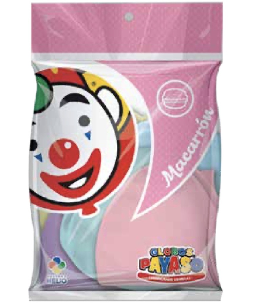 Bolsa De Globos 24" Macarron C/5