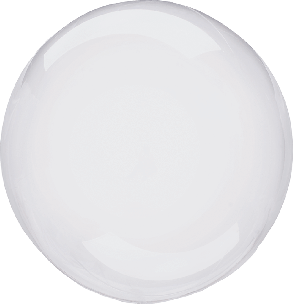 Burbuja 14" Crystal Clear Transparente C/1