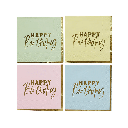 Servilleta G Pastel Happy Birthday C/16