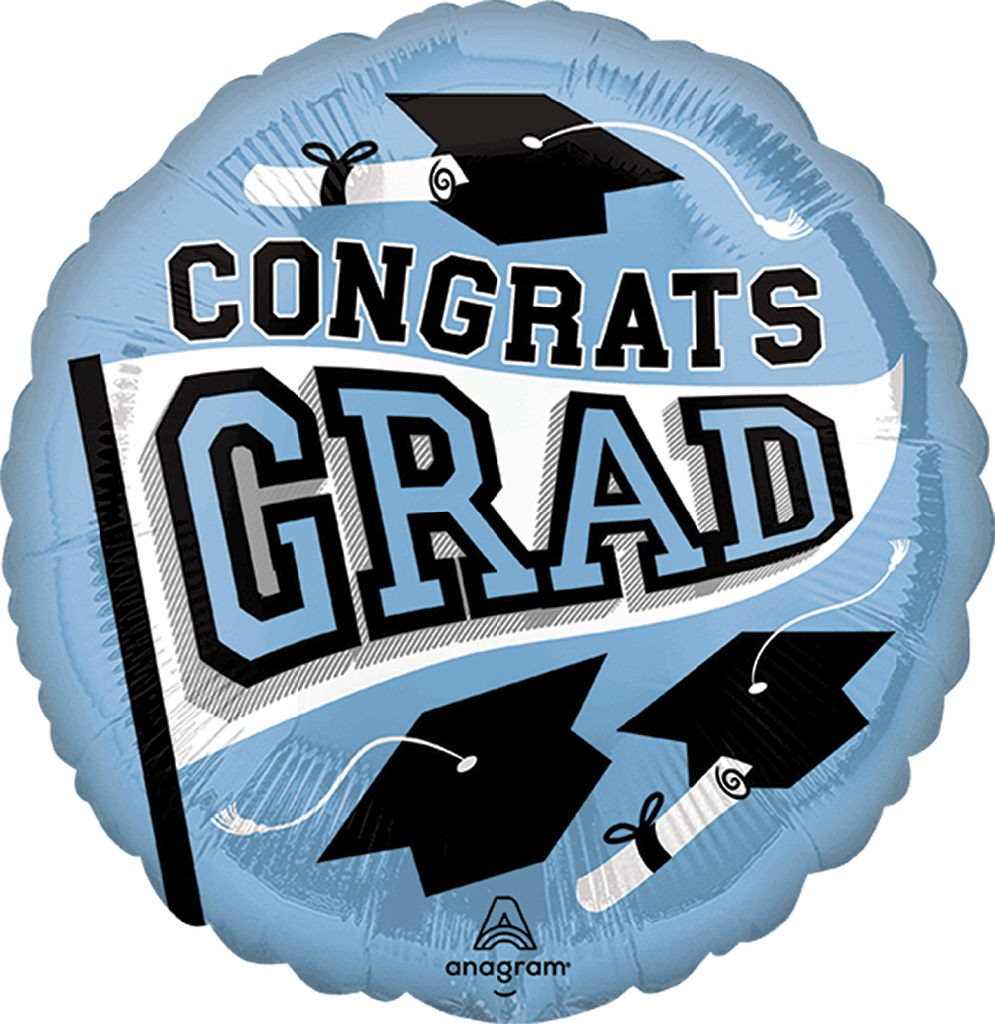 Globo 18" Grad Azul Claro C/1