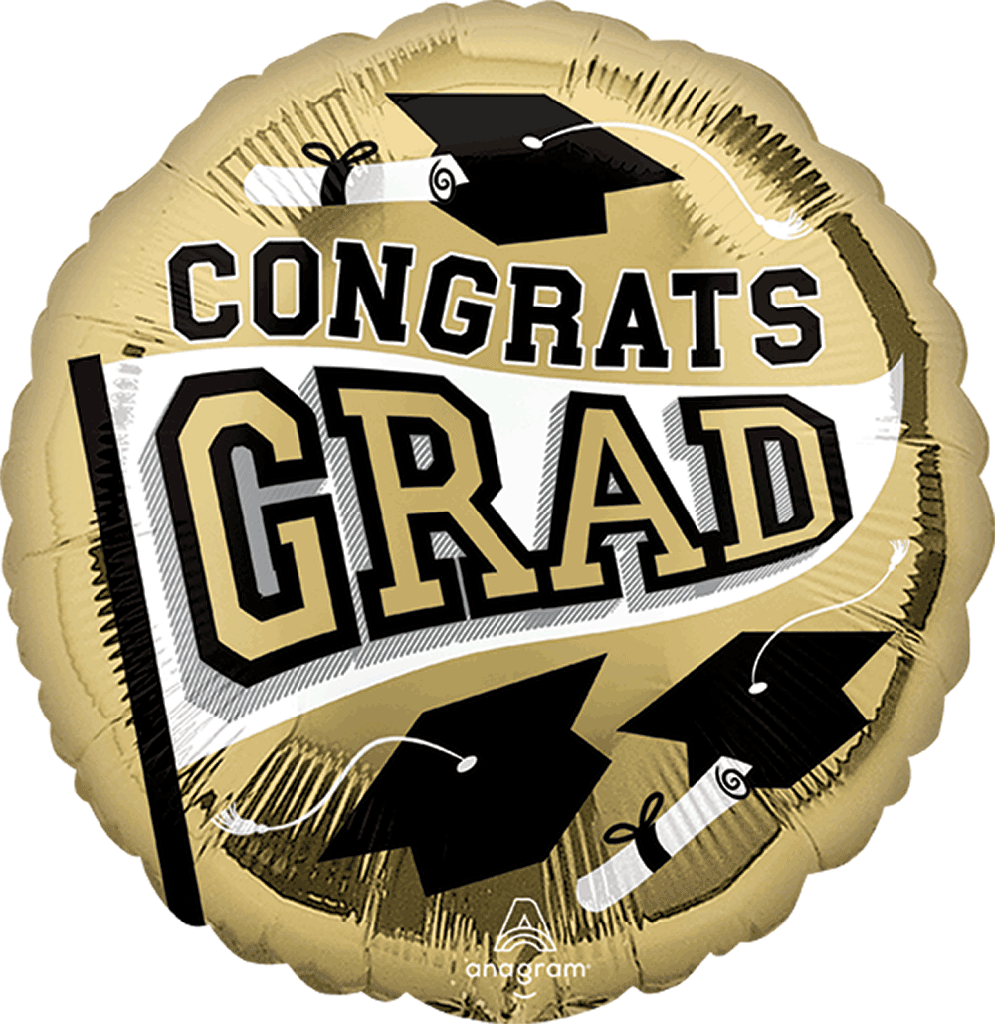 Globo 18" Grad Dorado C/1