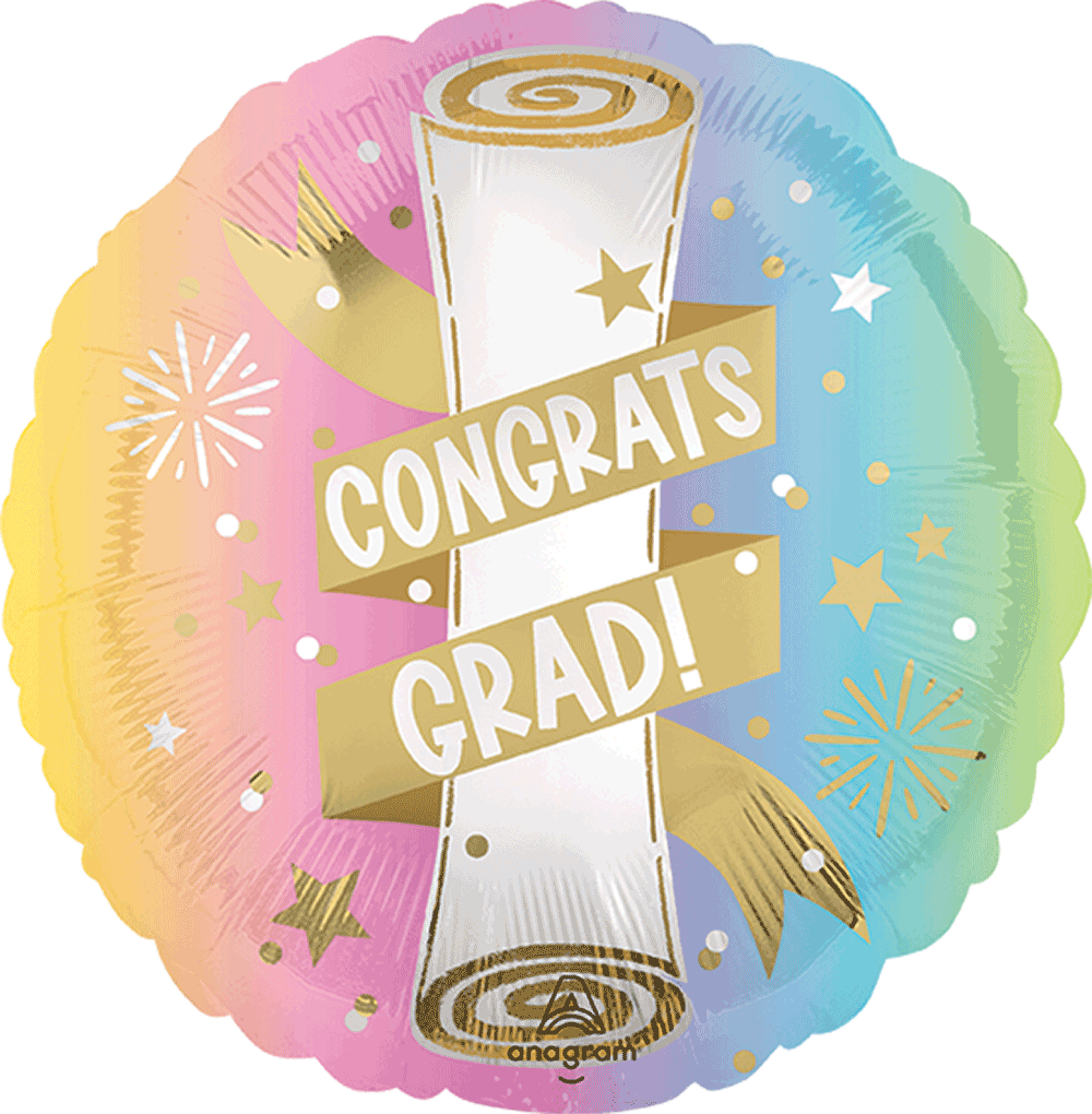 Globo 18" Grad Satin Pastel C/1