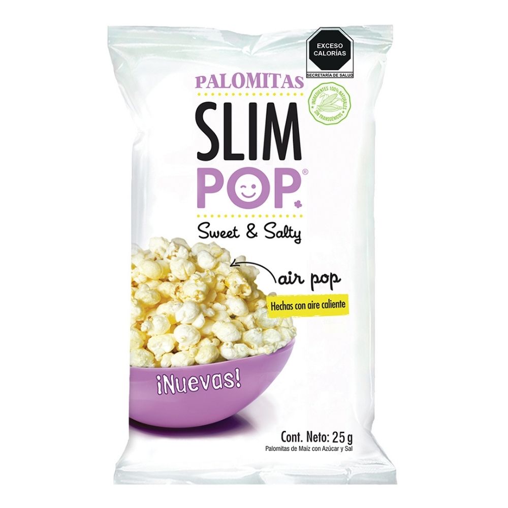 Palomitas Slim Pop Sweet & Salty C/125g