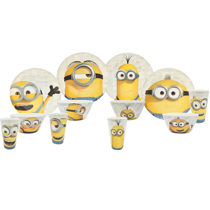 Vajilla Mi Villano Favorito C/12