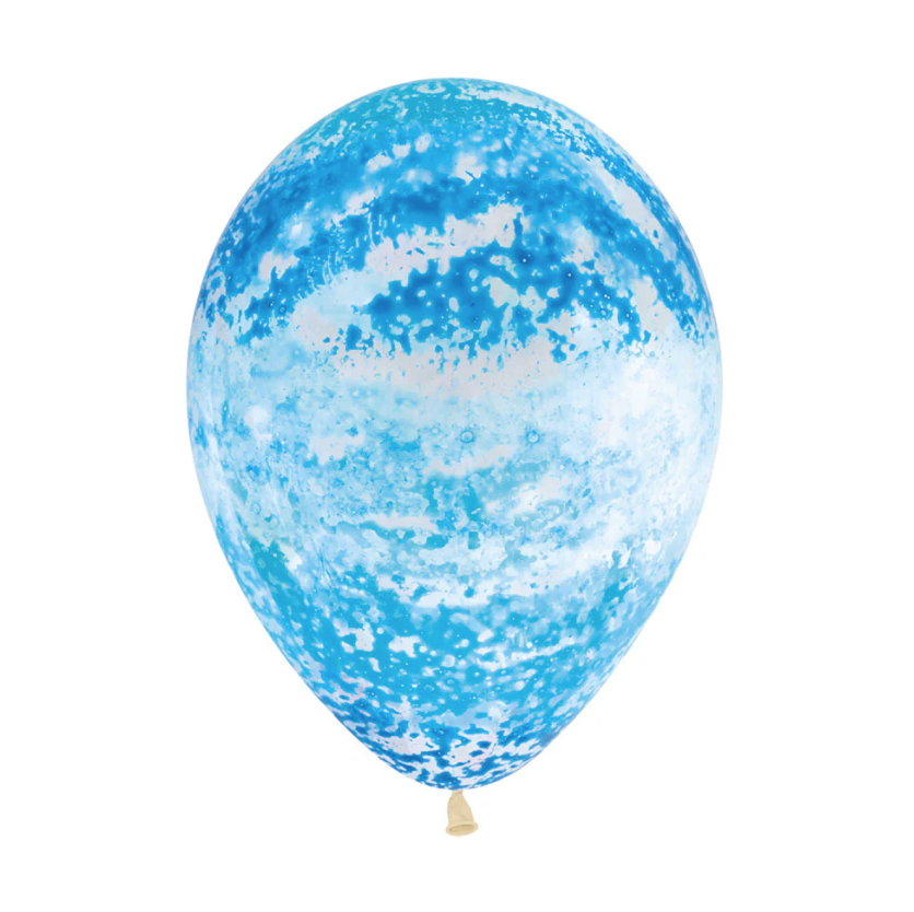 Globo 12" Latex Graffiti Cielo C/1