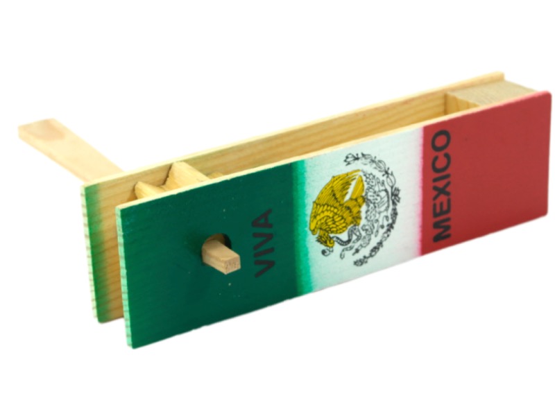 Matraca Madera Tricolor G C/1