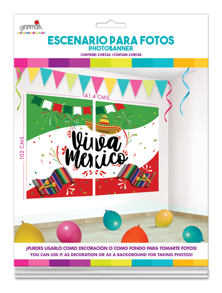 Escenario Para Fotos Viva Mexico C/2