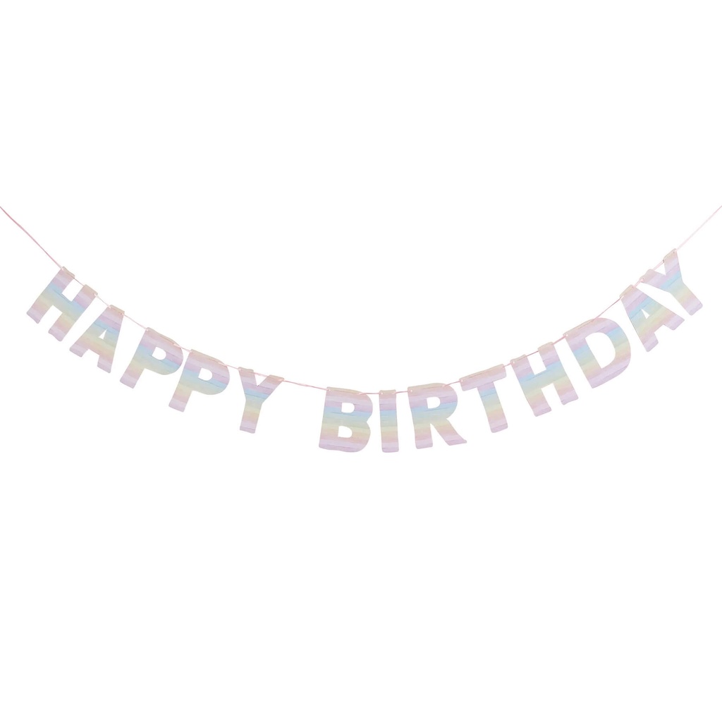 Rainbow Happy Birthday Banner C/1