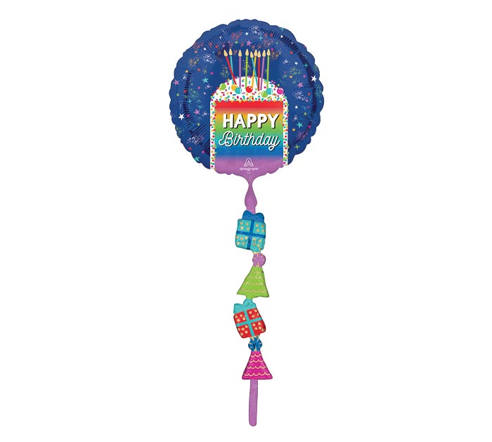 Globo 36" Satin Confetti Birthday C/1