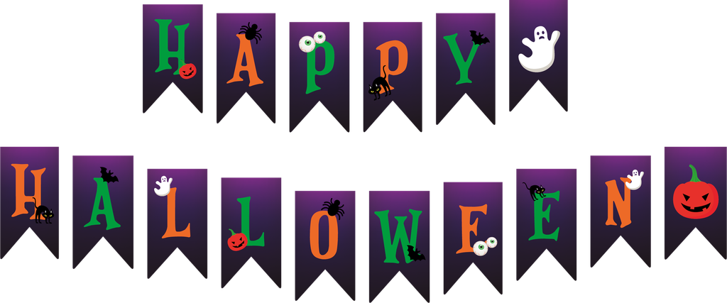 Banner Banderillas Happy Halloween C/1