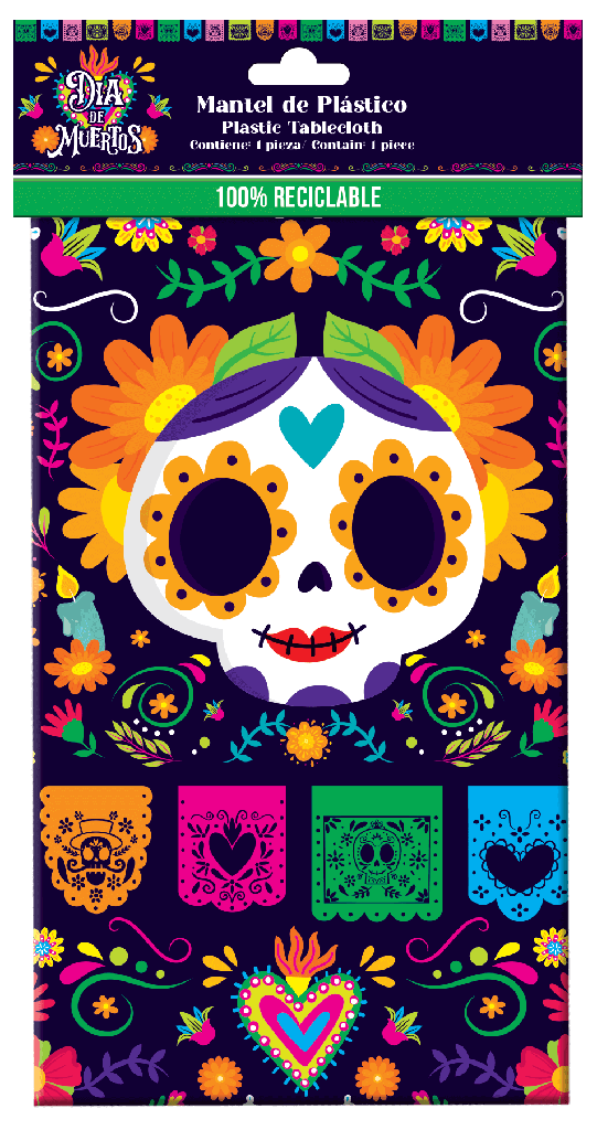 Mantel Dia de Muertos C/1