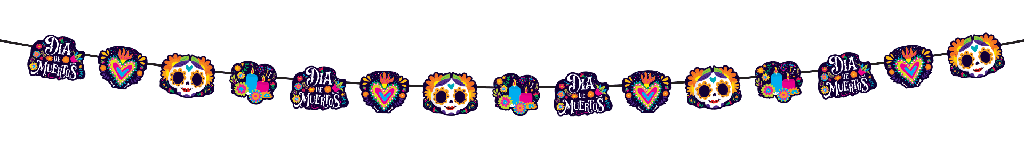 Guirnalda Movil Suajada Dia de Muertos C/1