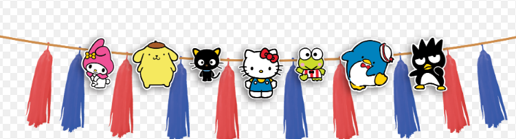 Guirnalda Pompones Hello Kitty C/1