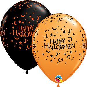 Globo 12" Halloween Moon C/1