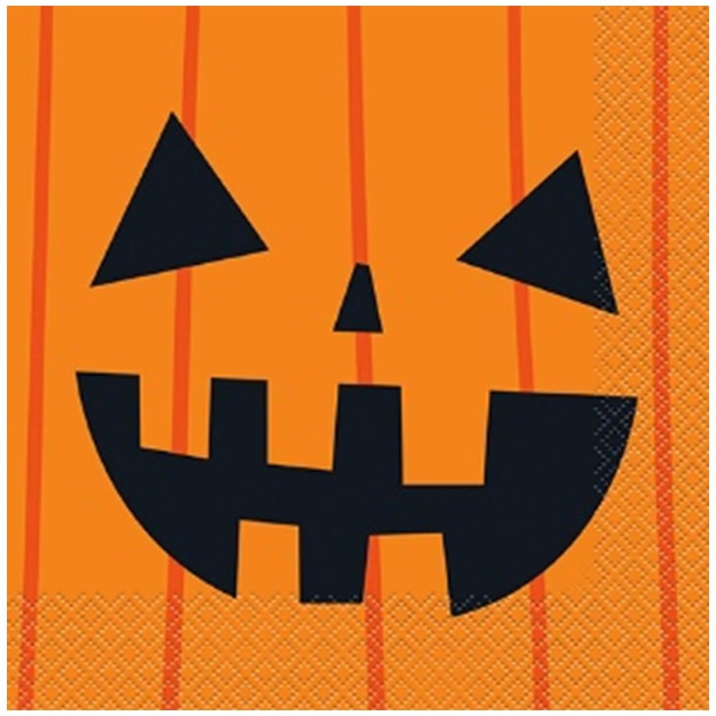 Servilleta G Pumkin Toss Pumpkin Face  C/45